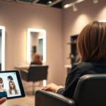 Aplicativo para simular um novo corte de cabelo
