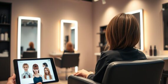 Aplicativo para simular um novo corte de cabelo
