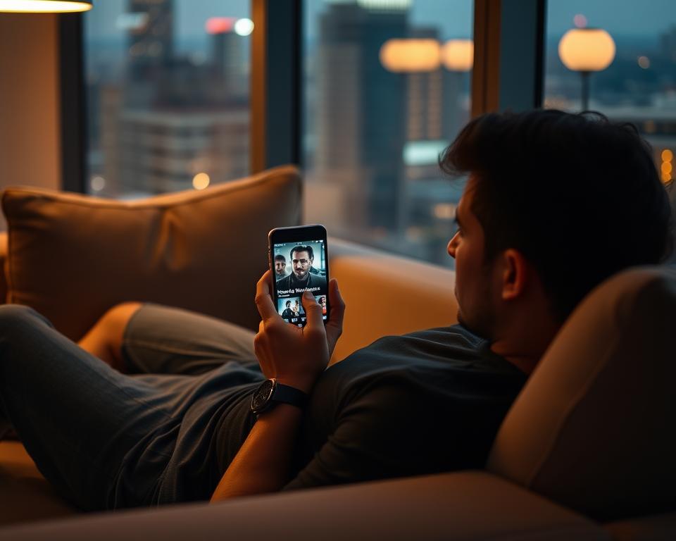 assistir séries no celular