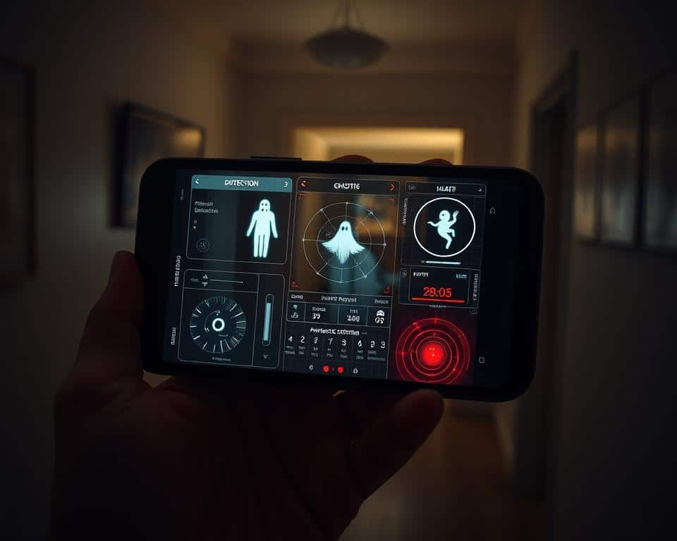 Aplicativo de detecção paranormal em smartphone Aplicativo de detecção paranormal em smartphone