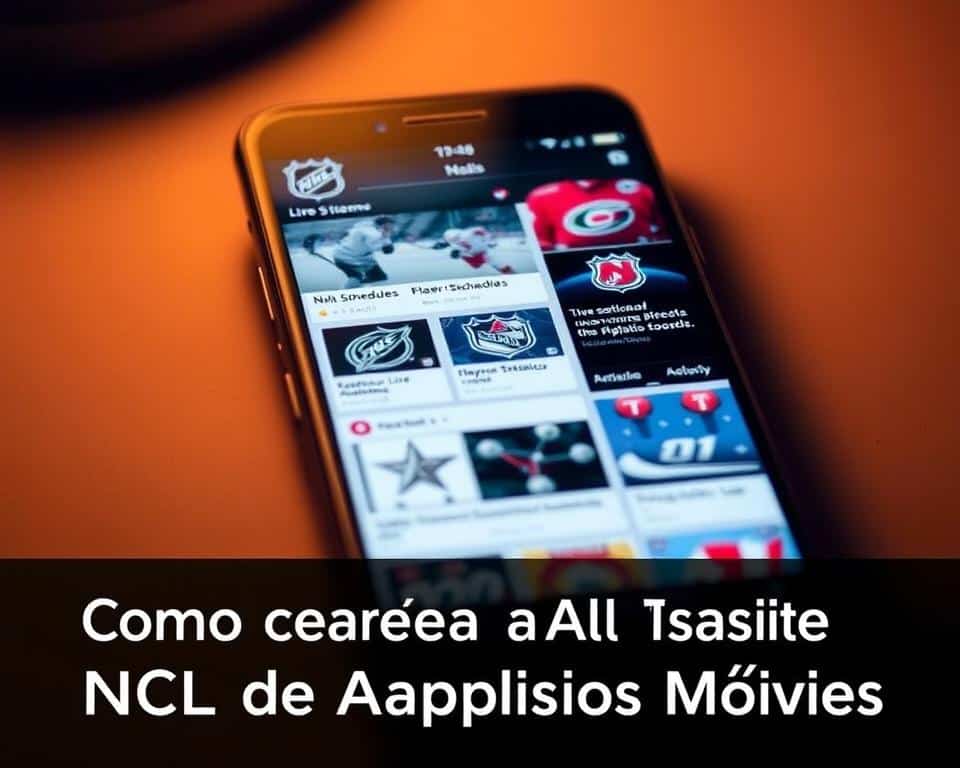 Aplicativos NHL no celular