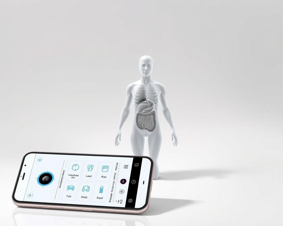 funcionalidades app ultrassom