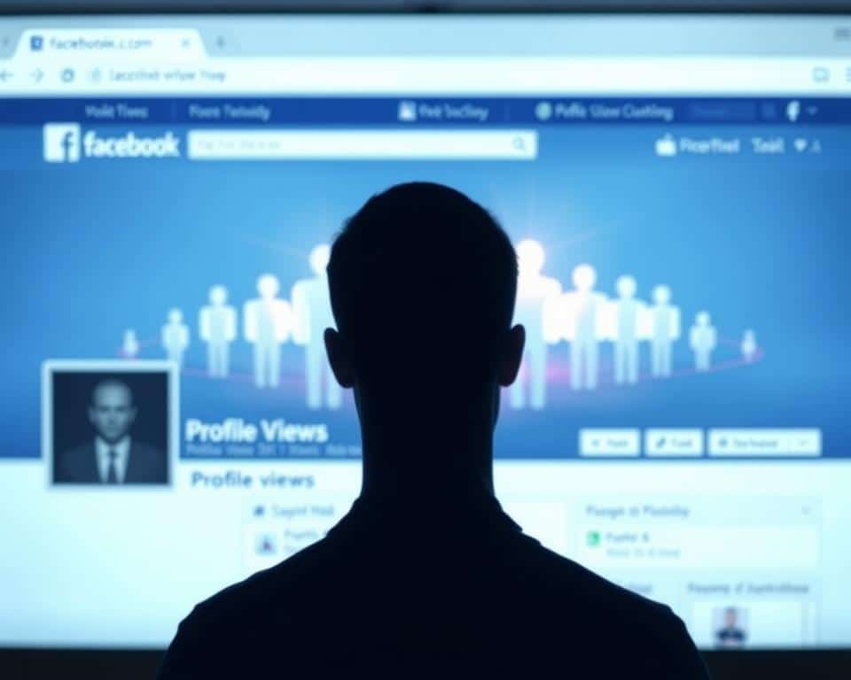 visualizações de perfil no Facebook