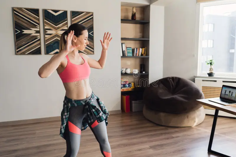 Detailed close-up view of a personalized mobile app interface for "Organic Dance", a custom dance workout experience. The screen displays an elegant and intuitive dashboard with a clean, minimalist design. Vibrant abstract shapes and patterns in earthy organic tones create a calming, nature-inspired aesthetic. The user's profile picture is prominently featured, emphasizing the personalized nature of the app. Subtle lighting creates a soft, warm glow, inviting the user to engage with the app's various features such as customizable dance routines, progress tracking, and social sharing capabilities. The composition conveys a sense of balance, simplicity, and seamless user experience.