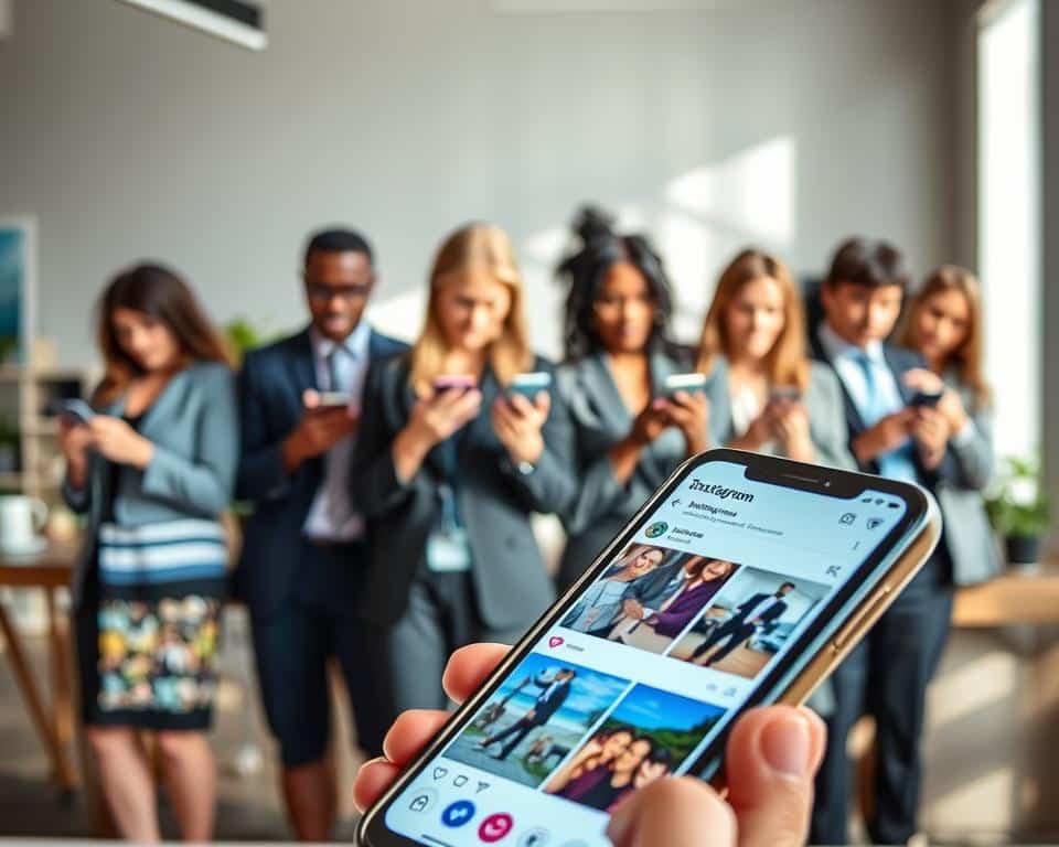 demanda por informações no Instagram