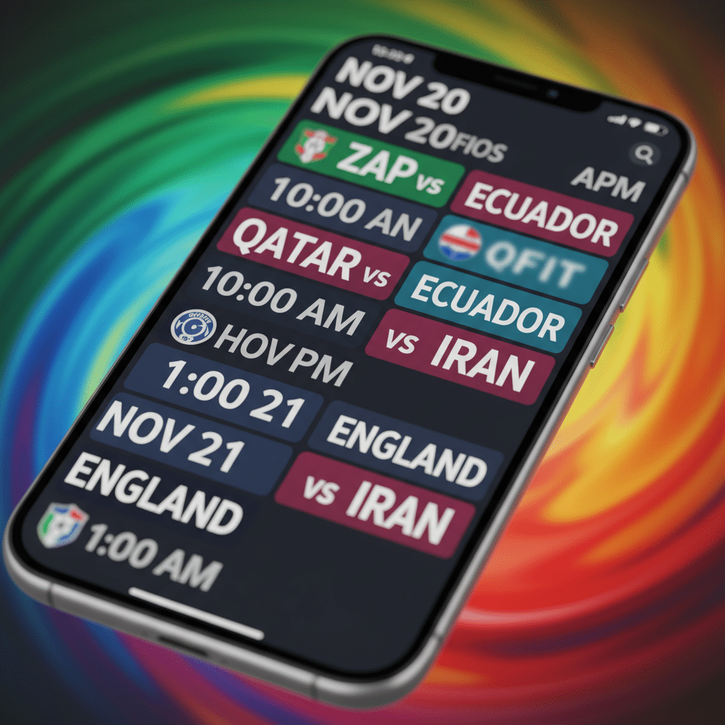 Aplicativo para acompanhar os jogos da Copa do Mundo 2026