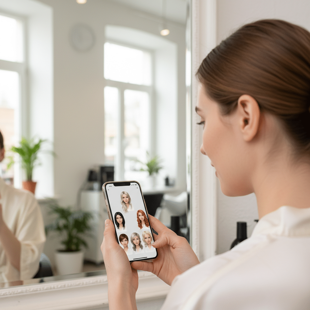 IA simula cortes, penteados e cores de cabelo antes de ir ao salão de beleza