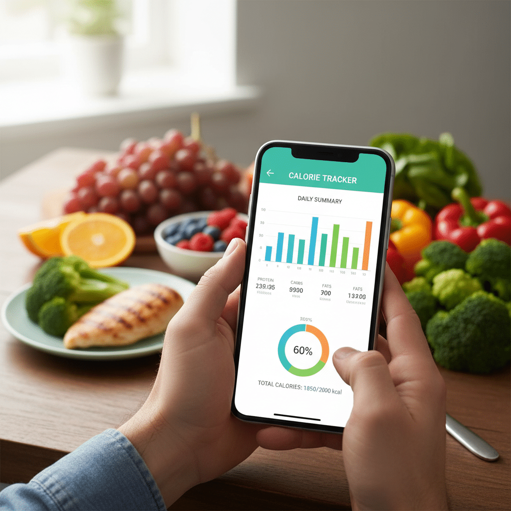 Como contar calorias da sua comida com um aplicativo prático