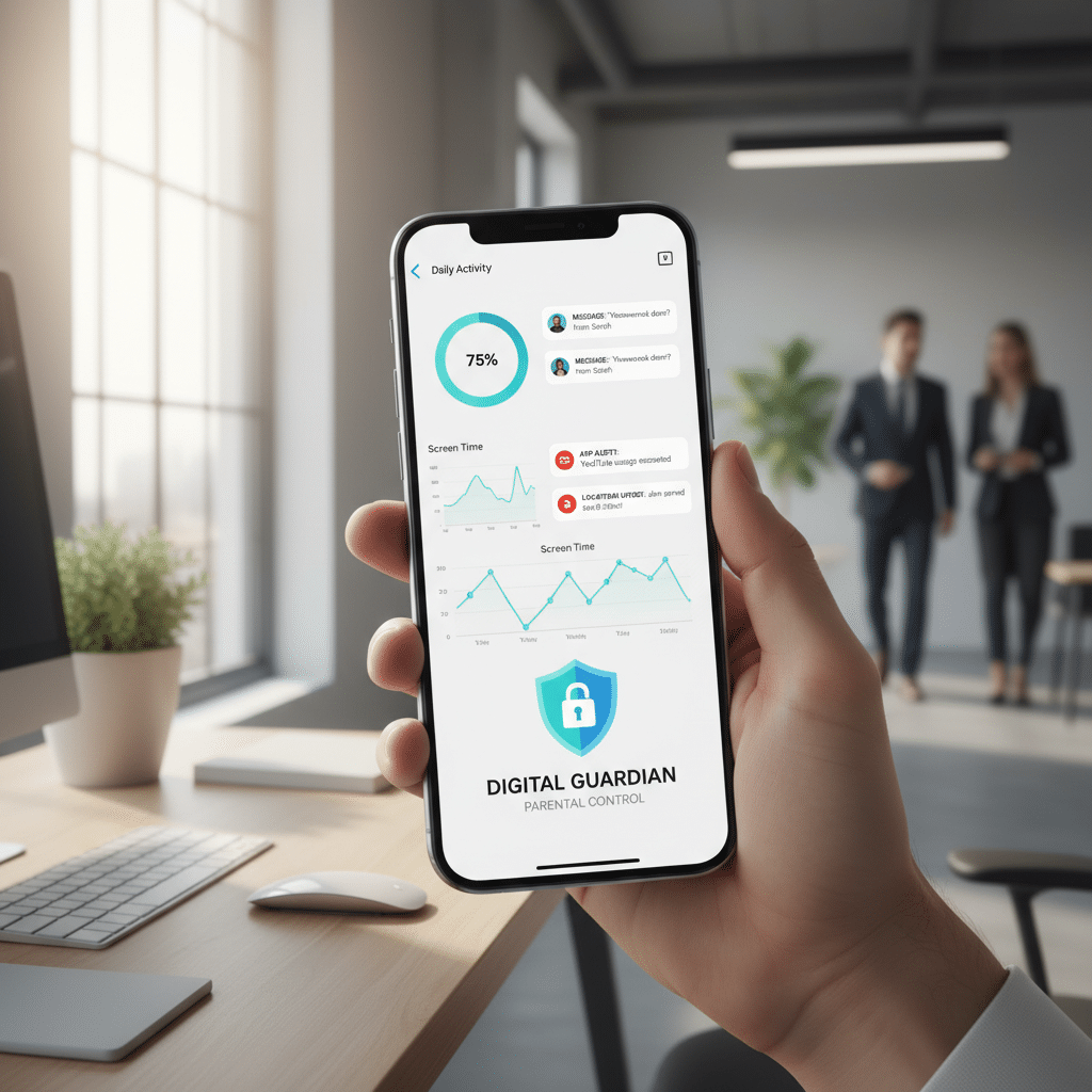 Aplicativo para monitorar mensagens em outros dispositivos com controle parental