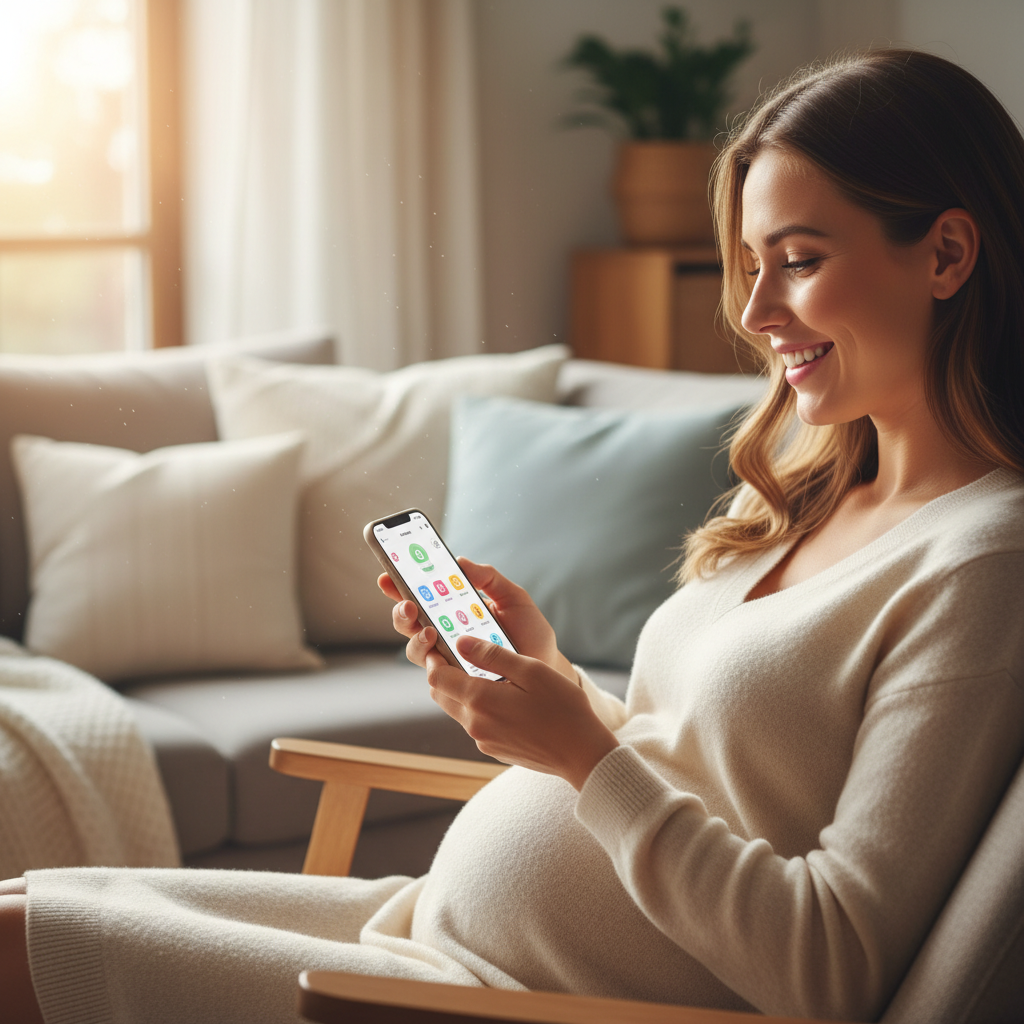 Como acompanhar sua gravidez semana a semana com um aplicativo