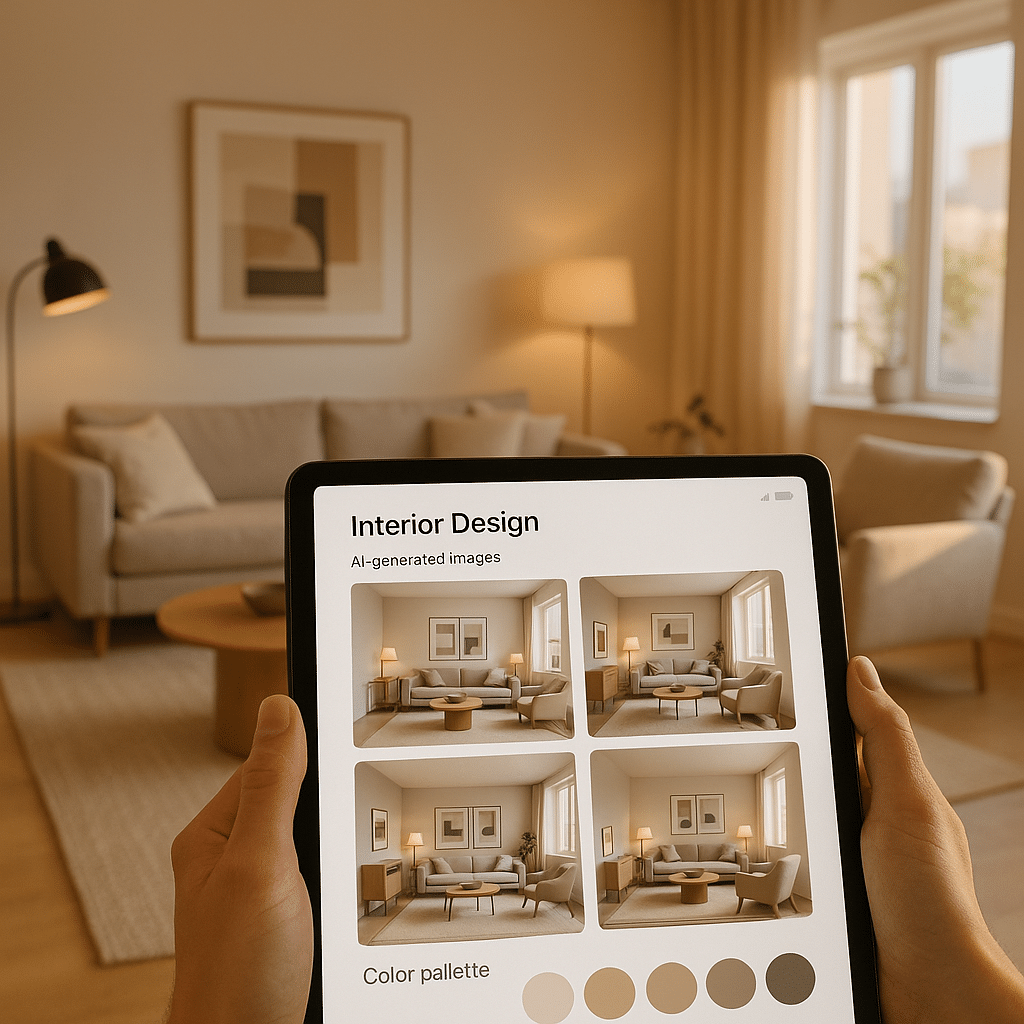 Crie designs personalizados para cada ambiente da sua casa usando IA