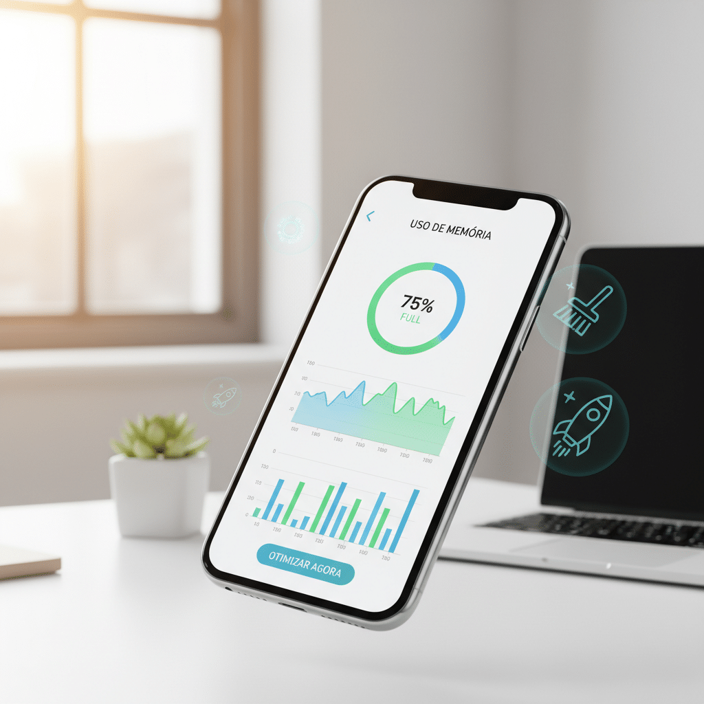 Libere espaço no seu celular com um aplicativo limpador de memória