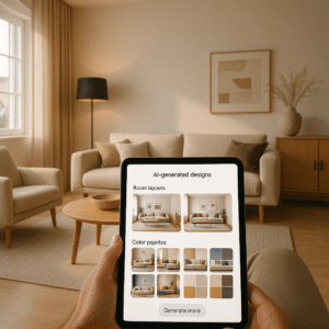 Crie designs personalizados para cada ambiente da sua casa usando IA