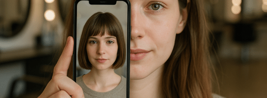 Como simular um corte de cabelo novo pelo celular antes de ir ao salão