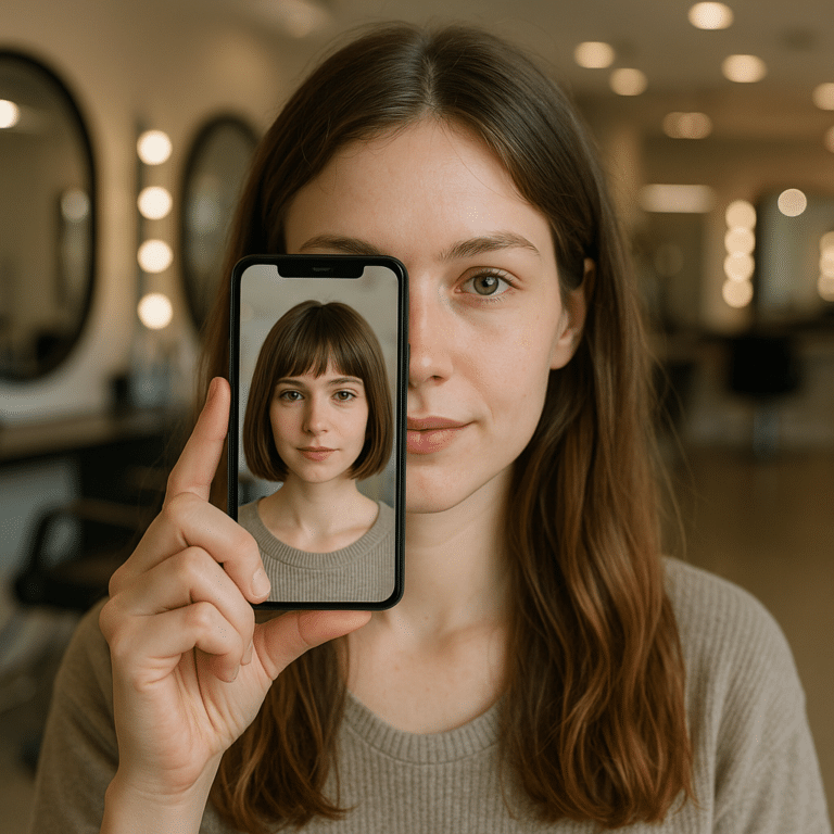 Como simular um corte de cabelo novo pelo celular antes de ir ao salão