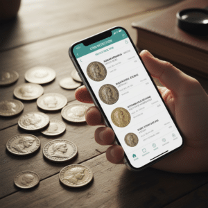 Encontre moedas raras com detector de moedas usando seu celular
