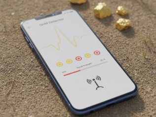 Descubra ouro e metais preciosos usando seu celular com o app detector de ouro