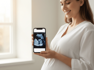 Veja seu bebê na barriga usando seu celular com app de ultrassom