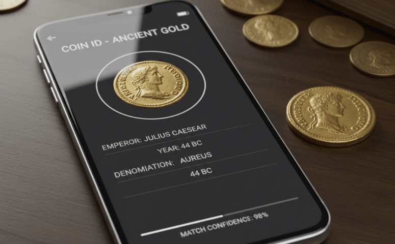 Guia prático para identificar moedas raras com aplicativo no celular