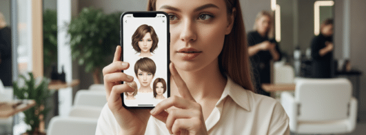 Como visualizar cortes de cabelo antes de ir ao salão com aplicativo