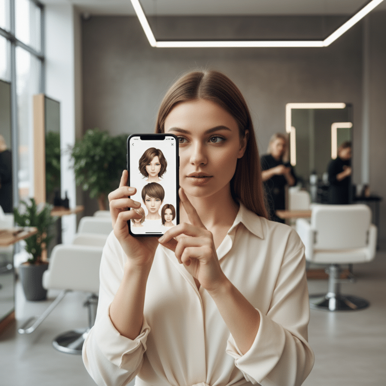 Como visualizar cortes de cabelo antes de ir ao salão com aplicativo