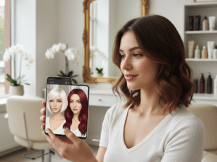 IA simula cortes, penteados e cores de cabelo antes de ir ao salão de beleza