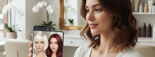 IA simula cortes, penteados e cores de cabelo antes de ir ao salão de beleza