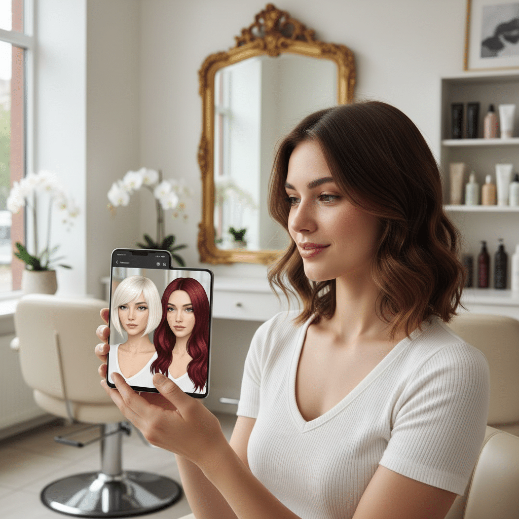 IA simula cortes, penteados e cores de cabelo antes de ir ao salão de beleza
