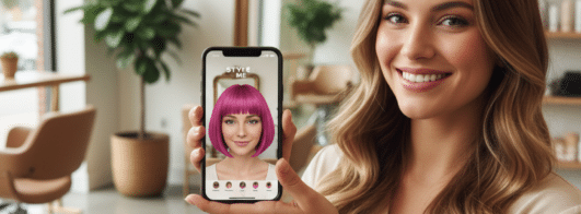 Teste um novo corte de cabelo e penteados usando IA antes de ir ao salão