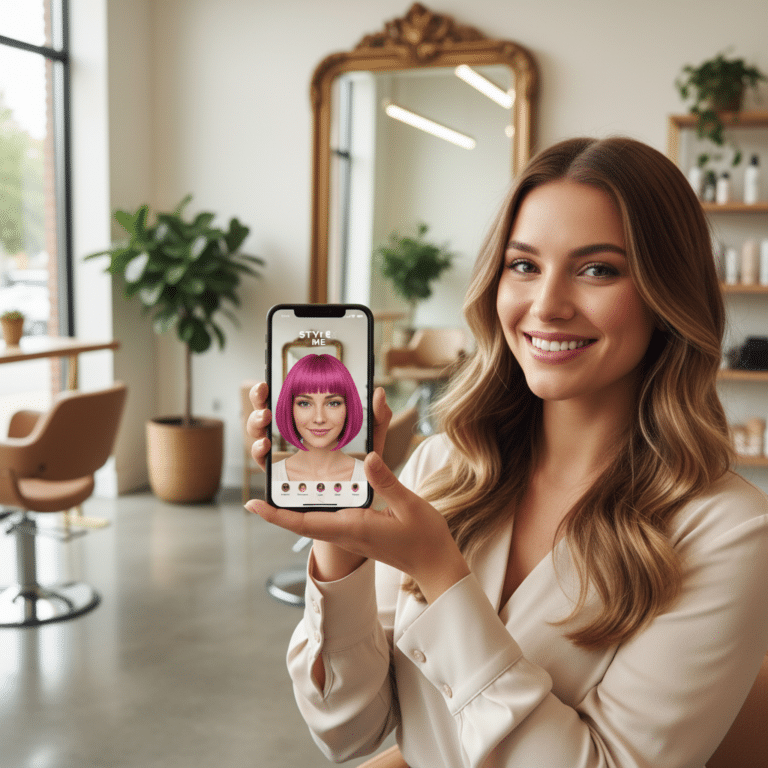 Teste um novo corte de cabelo e penteados usando IA antes de ir ao salão