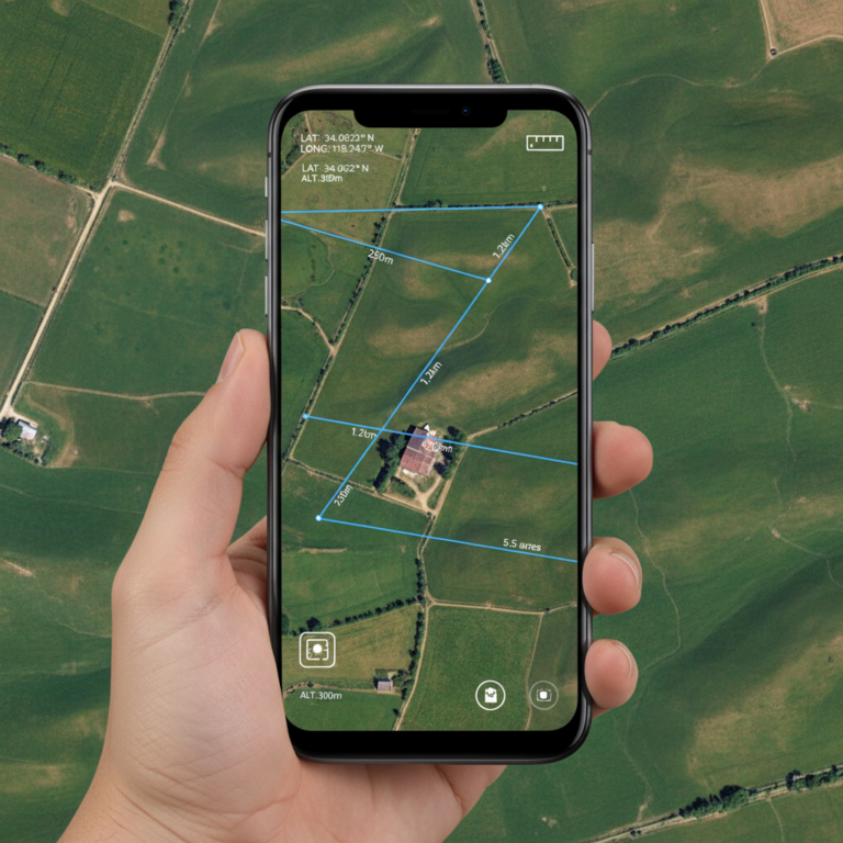 Use IA para medir seu terreno ou sítio com imagens de satélite