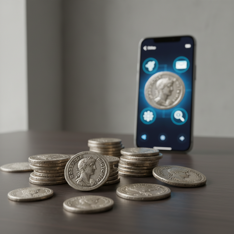 Identifique moedas raras e valiosas Usando inteligência artificial