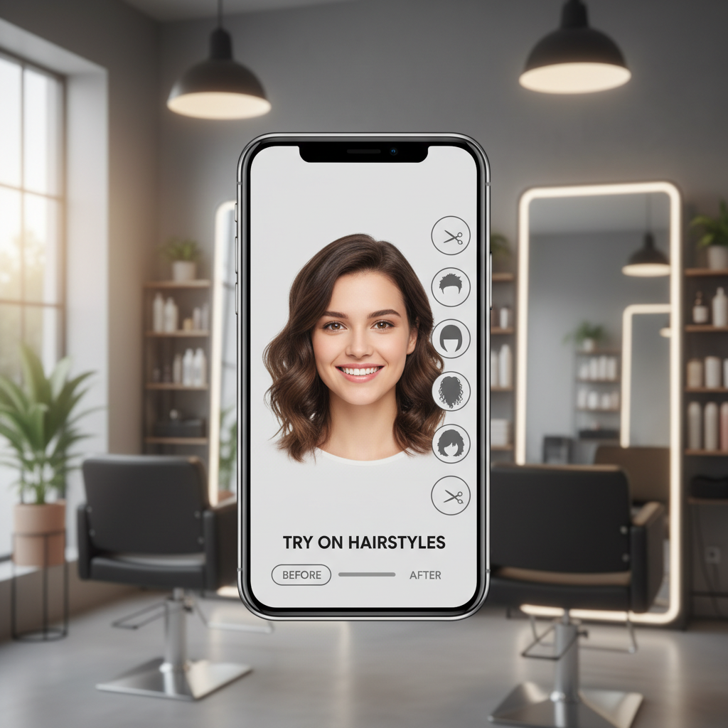 Como visualizar cortes de cabelo antes de ir ao salão com app de simulação