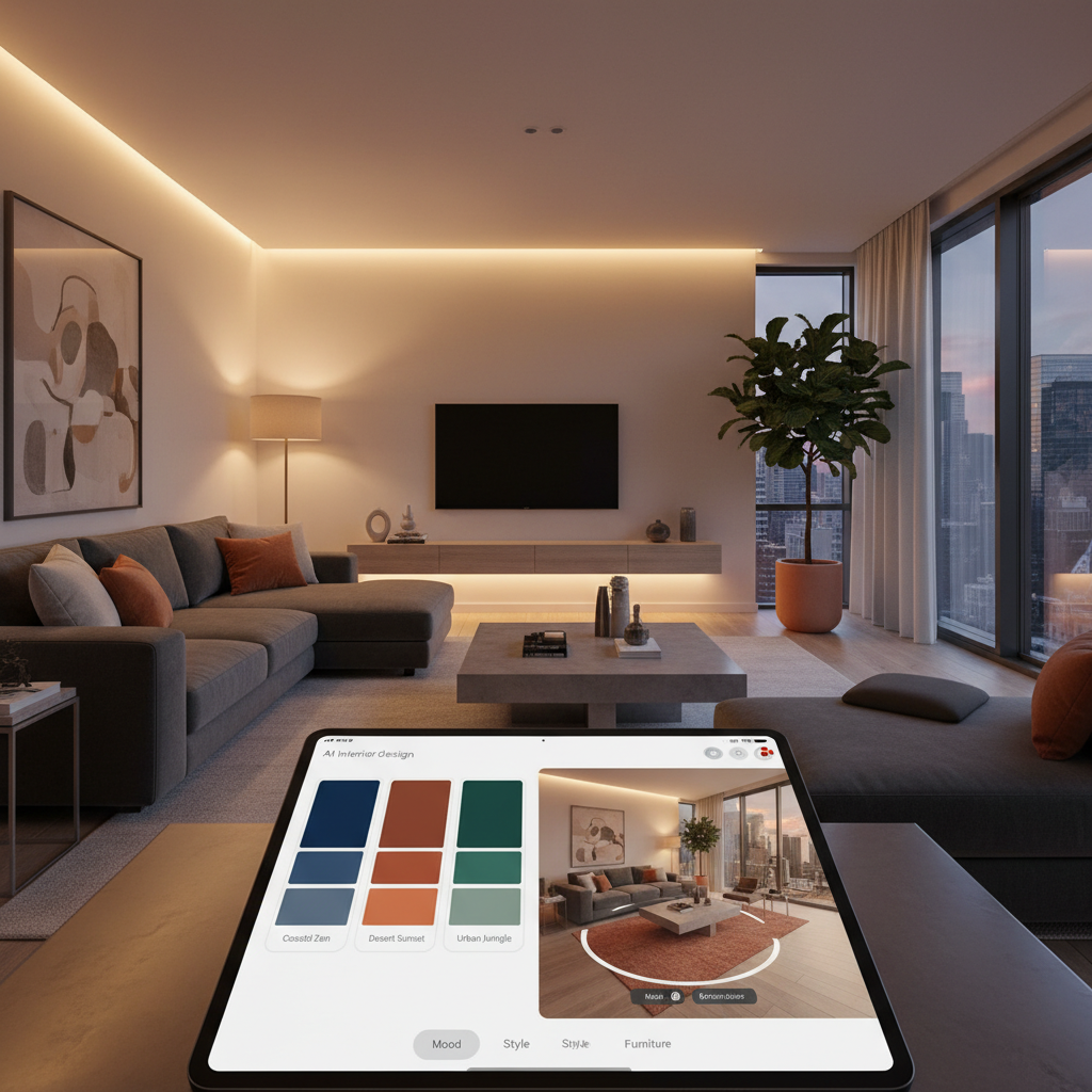 Já Pensou dar um novo visual para o designer da sua casa usando IA?