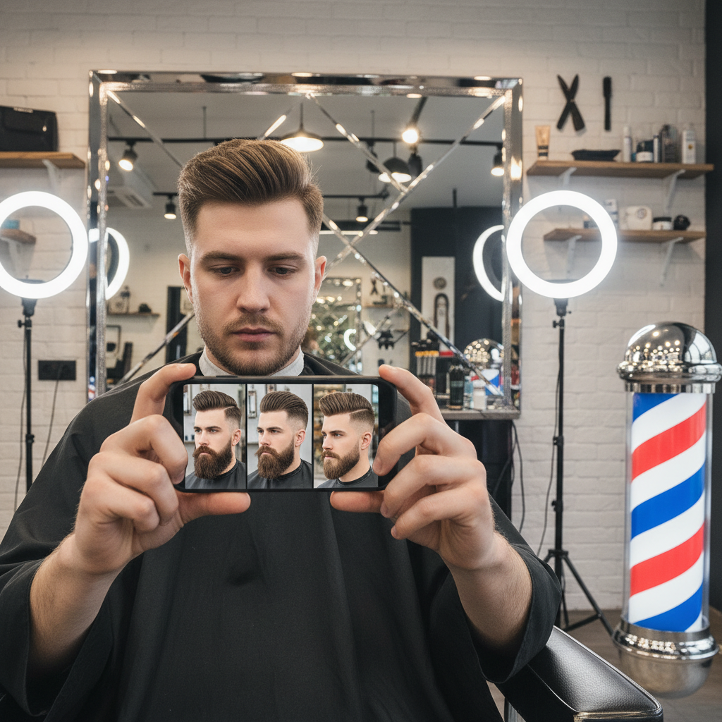 Experimente cortes de cabelo masculinos e tipos de barba antes de ir à barbearia usando IA