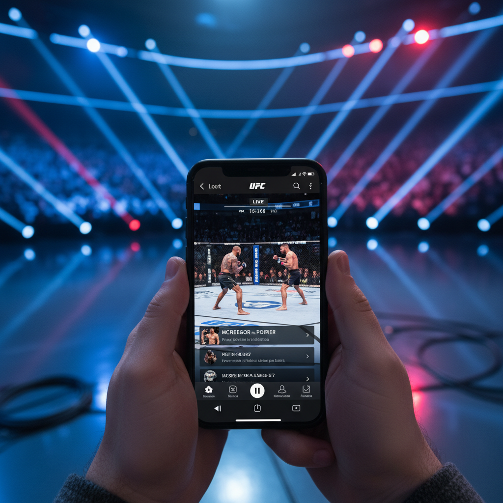 Assista a todas as lutas do UFC direto no aplicativo