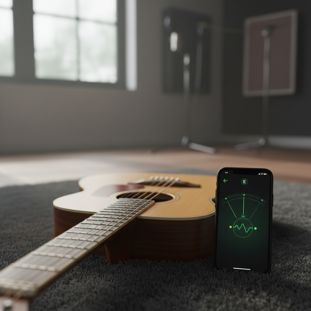 Como afinar violão usando um aplicativo: guia prático para músicos