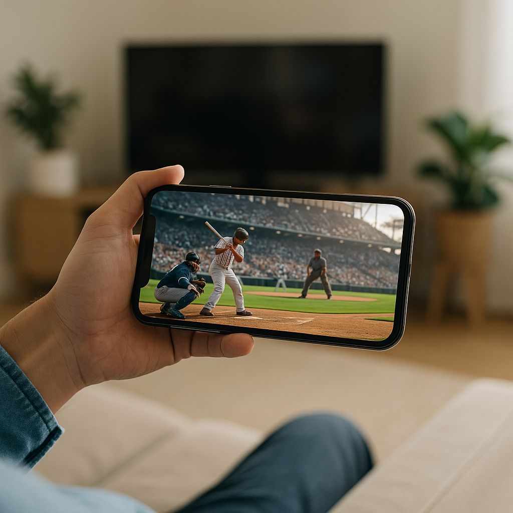 Assista Todos os Jogos de Beisebol no App