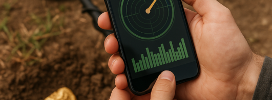 Aplicativo Detector de Ouro e Metais para Celular