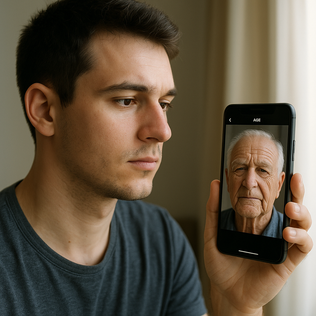 Aplicativo de Envelhecimento: Simule seu Futuro