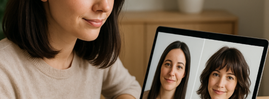 Teste um Novo Corte de Cabelo ou Penteado Usando IA