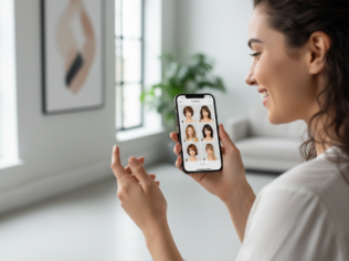 Transforme seu Visual com um novo corte ou penteados com IA antes de ir ao salão
