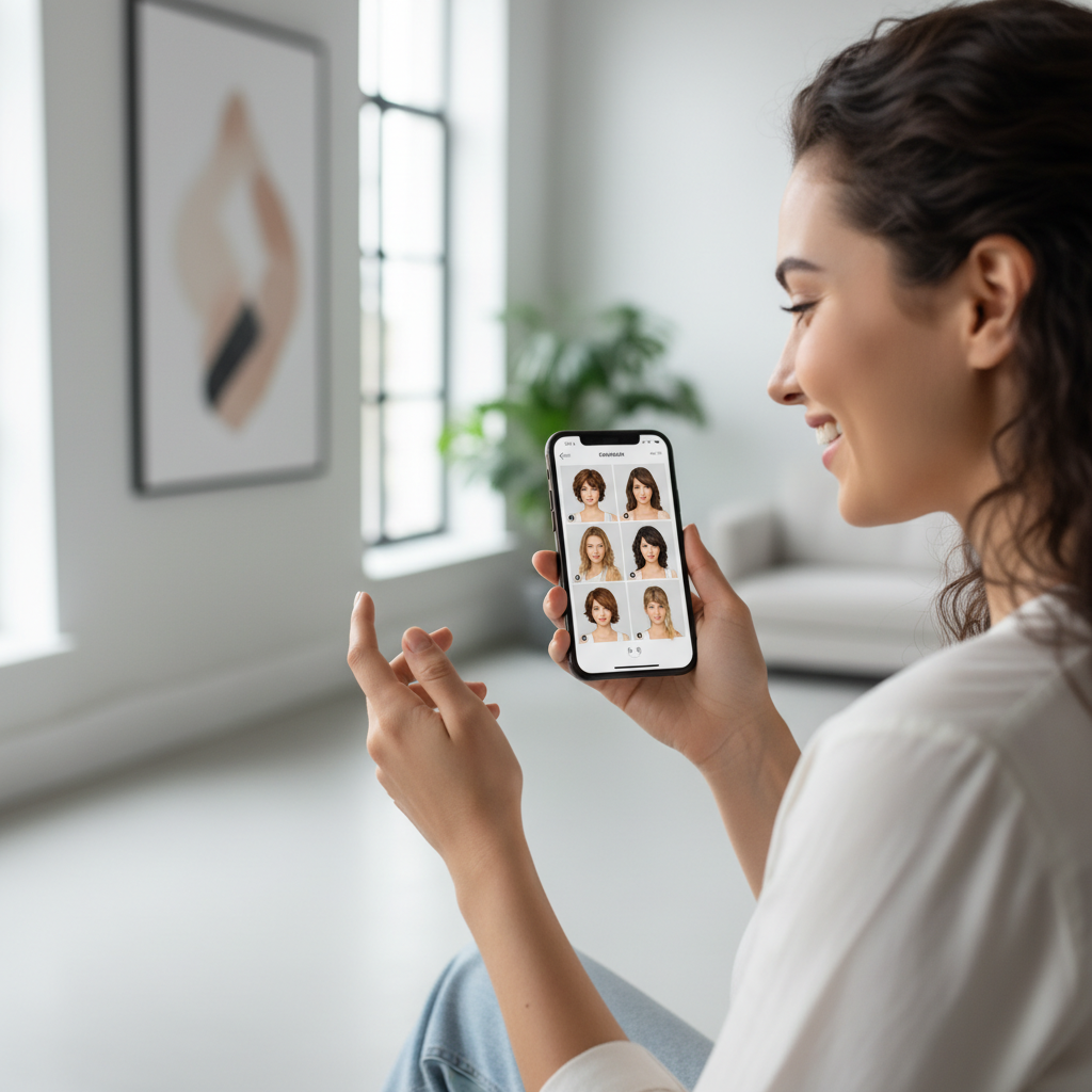 Transforme seu Visual com um novo corte ou penteados com IA antes de ir ao salão