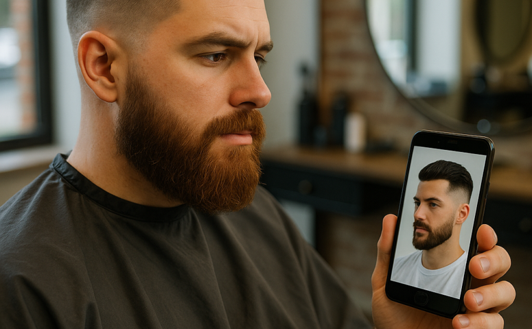 Simule um Novo Corte de Cabelos e Barbas com IA