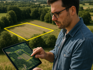 Medir Terreno com Imagens de Satélite usando IA