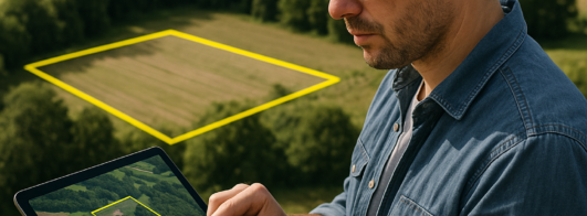 Medir Terreno com Imagens de Satélite usando IA