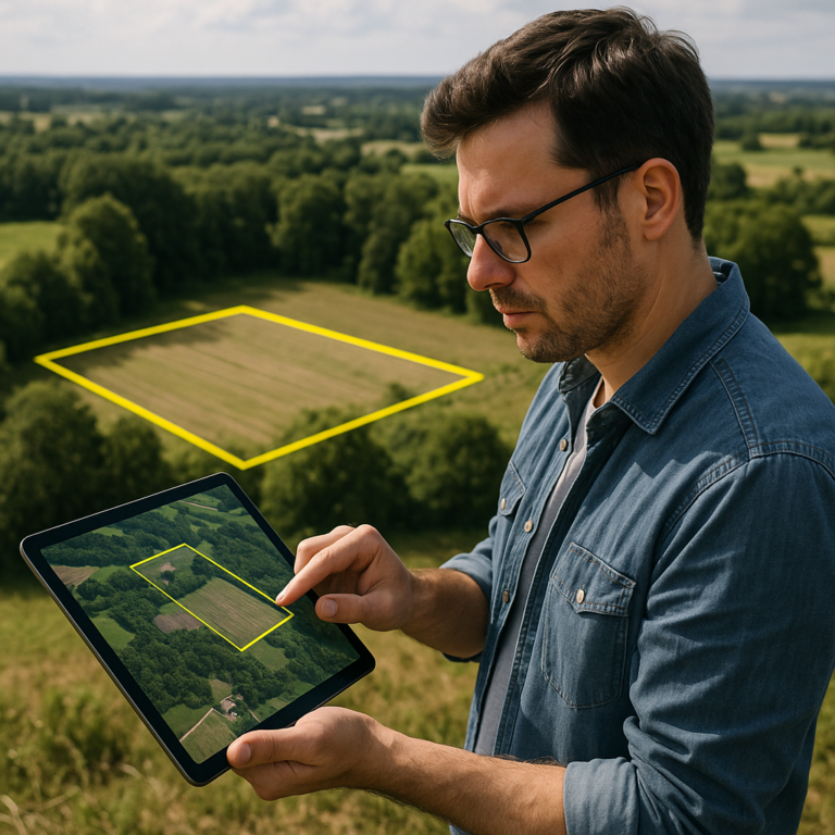 Medir Terreno com Imagens de Satélite usando IA