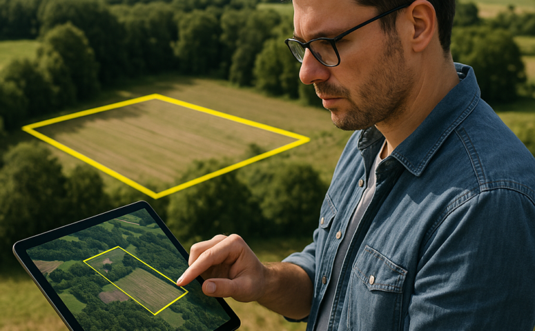 Medir Terreno com Imagens de Satélite usando IA