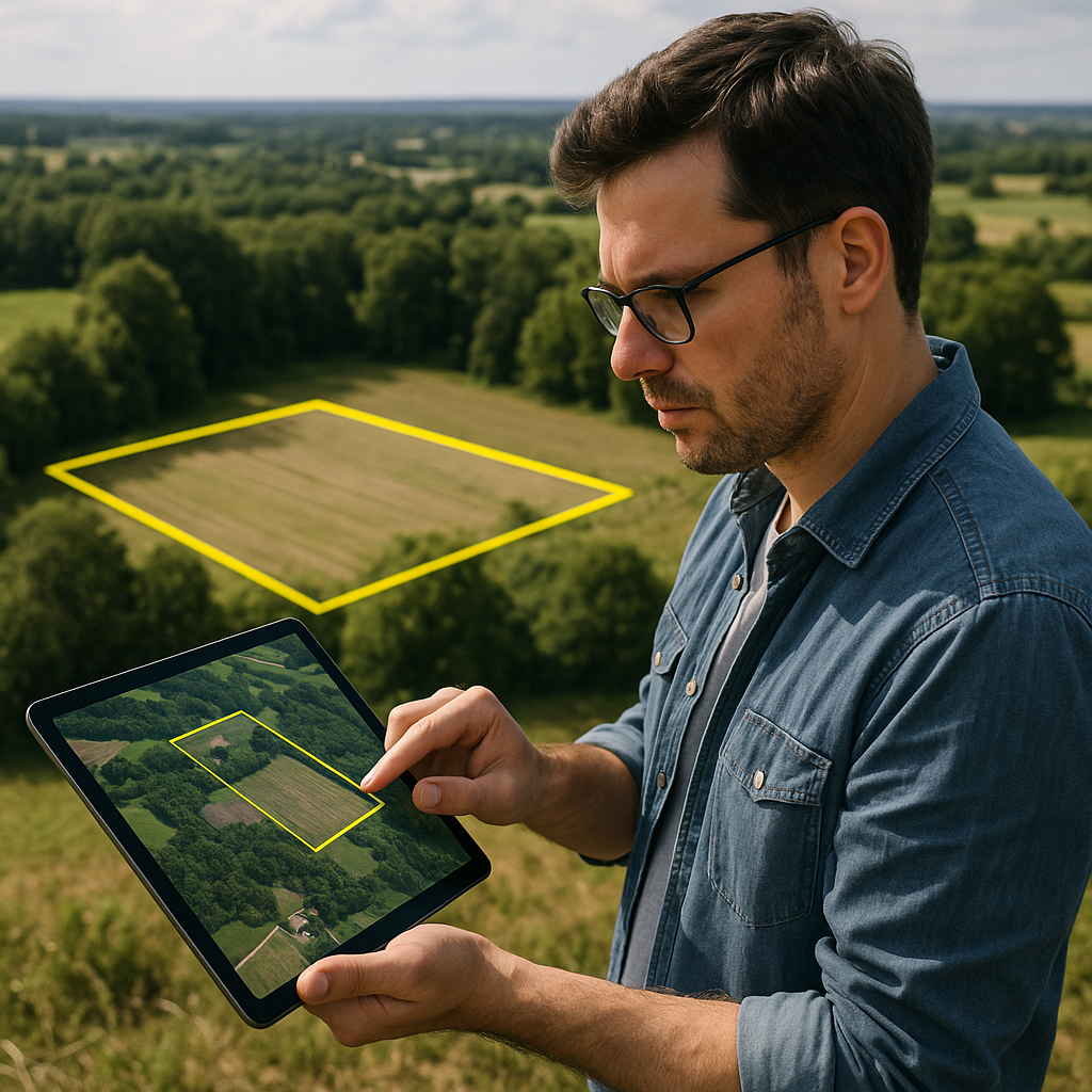 Medir Terreno com Imagens de Satélite usando IA