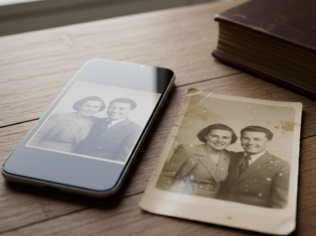 Restaure suas fotos antigas com qualidade FullHD usando inteligência artificial